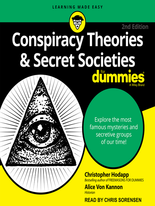 Title details for Conspiracy Theories & Secret Societies for Dummies by Christopher Hodapp - Available